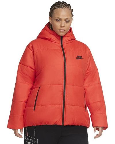 Nike Sportswear NSW CORE Gr 1X 50-52 Daunenjacke Übergröße Winterjacke DA2046 - Rot