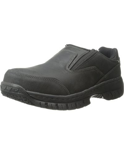 Skechers For Work Hartan Slip-on Shoe, Black, 8.5 M Us