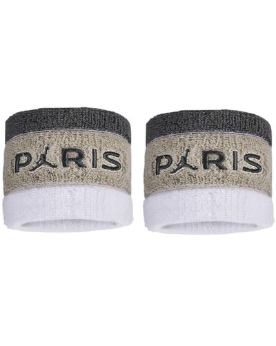 Nike Jordan Terry Wristbands Parijs Paar Zweetbanden Terry Tennis Sport - Metallic