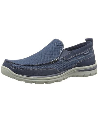 Skechers Navy 'superior Milford' Slip On Shoes - Blue