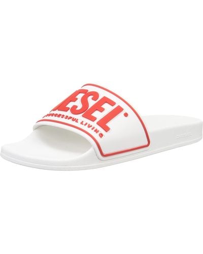 Sandales claquettes et tongs Multicolore DIESEL pour homme Lyst