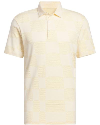 adidas Ultimate365 Textured Polo Shirt Golf - Natural