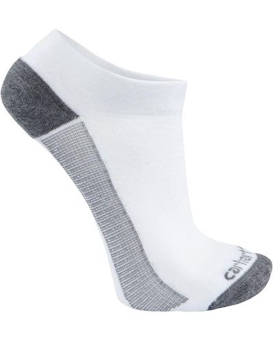 Carhartt Force Lightweight Low Cut Sock - White