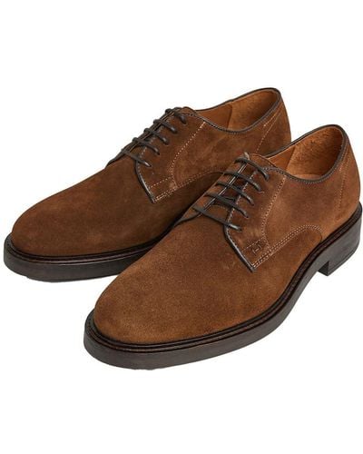 Hackett Hackett Suede Egmont Shoes Colour : Brown