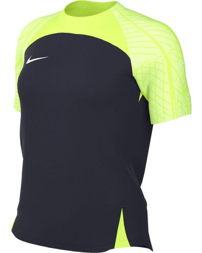 Nike W Nk DF Strk23 Top SS Camiseta de ga Corta - Azul