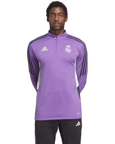 adidas Real Madrid Condivo 22 Training Top - Purple