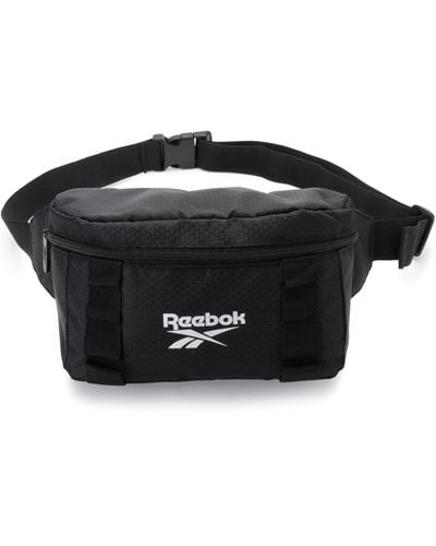 Reebok Senate Lightweight Waist Belt Bag - Crossbody Bag For - Black