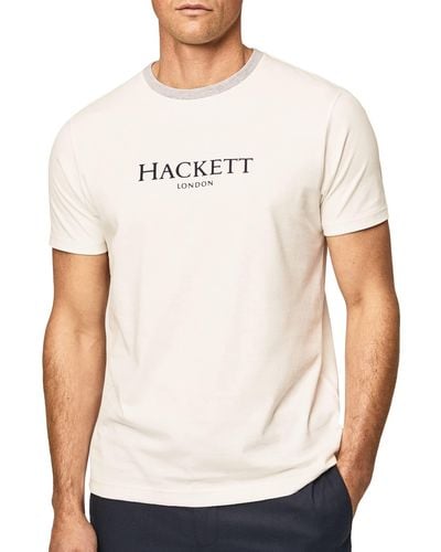 Hackett Heritage Classic Tee T-shirt - Natural