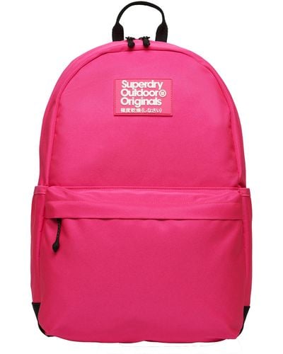Superdry Bag Original Montana Fluro Pink Os - Roze