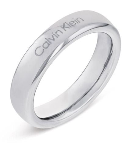 Calvin Klein Ring Anel - Weiß