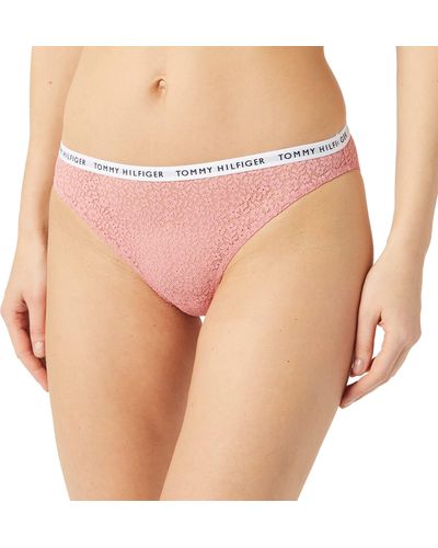 Tommy Hilfiger Mujer Pack de 3 Slips Ropa Interior - Rosa