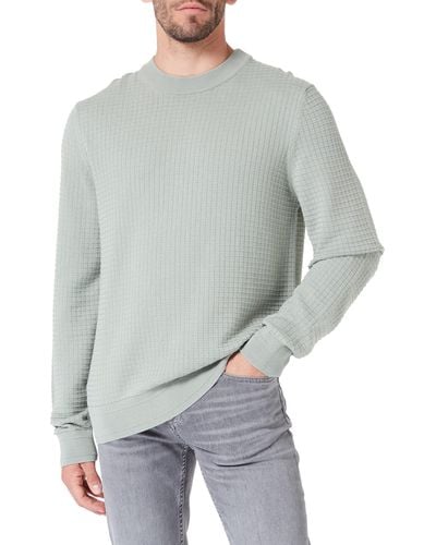 HUGO Stoppo Knitted Jumper - Grey