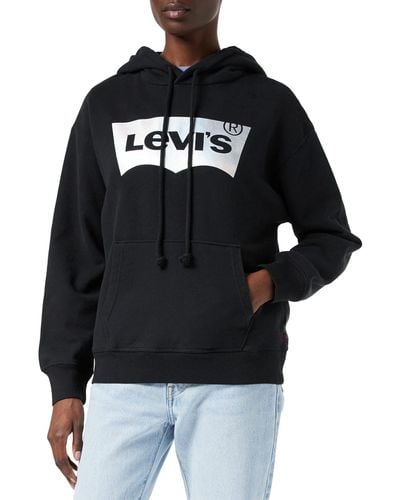 Levi's Graphic Standard Hoodie Sweatshirt - Black