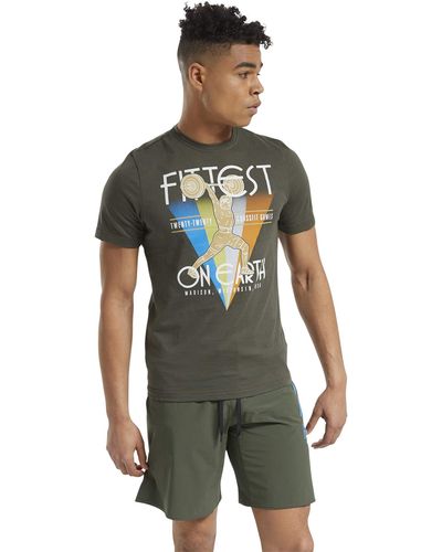Reebok Crossfit Fittest On Earth T-shirt - Green