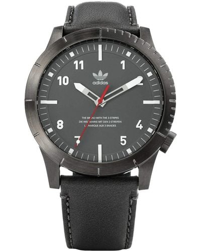 adidas Watches Cypher_lx1. 's Premium Horween Leather Strap Watch - Multicolour