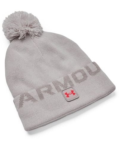Under Armour Armor Halftime Pom Pom Hat - Gray