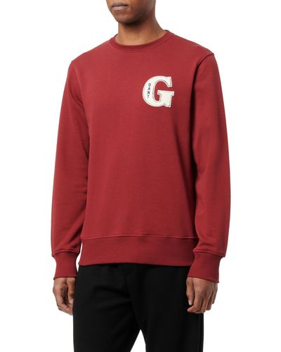 GANT G Graphic C-neck Sweatshirt - Red