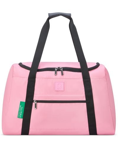 Benetton Now Foldable Duffel Bag - Pink