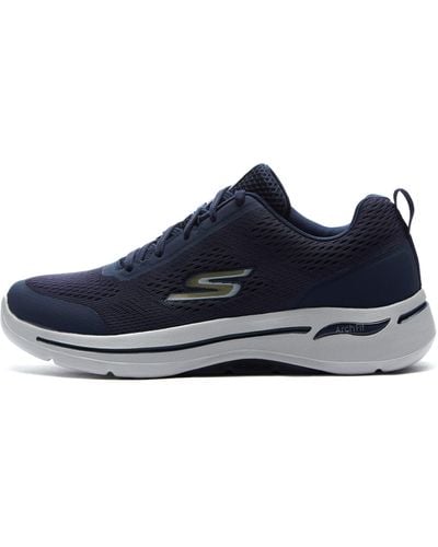Skechers Gowalk Arch Fit-athletic Workout Walking Shoe With Air Cooled Foam Sneaker - Blue