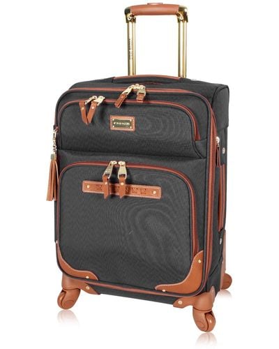 Steve Madden Designer Luggage Collection,lightweight Softside Expandable Suitcase For & ,durable 20 Inch Carry On Bag With 4-rolling Spinner - Multicolour