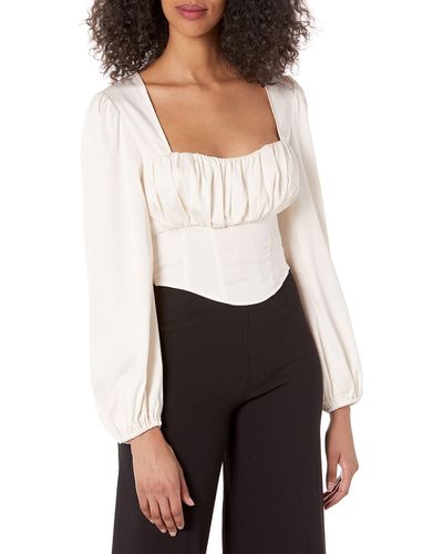 Guess Ls Camilla Top - White