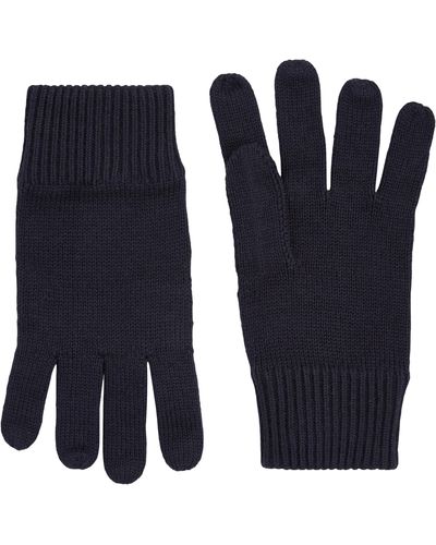 Tommy Hilfiger Essential Flag Knitted Gloves Gants - Bleu