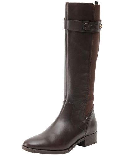 Geox D Felicity Knee High Boot - Zwart