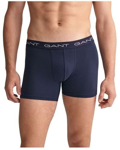 GANT Boxer Brief 3-pack Shorts - Blue
