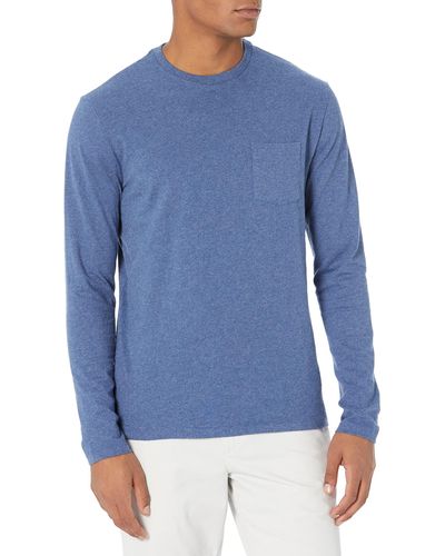 Amazon Essentials Langärmeliges T-Shirt - Blau