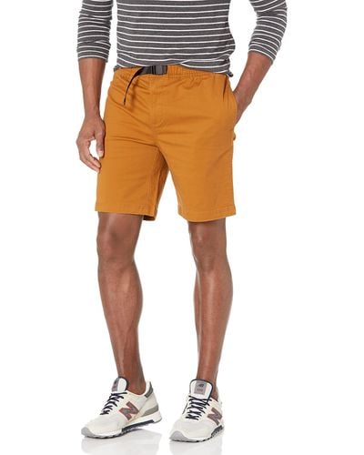 Goodthreads 9" Belted Elastic Waist Shorts - Orange