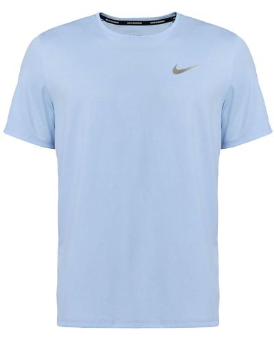 Nike Dri-FIT UV Miler Shirt Gr. - Blau