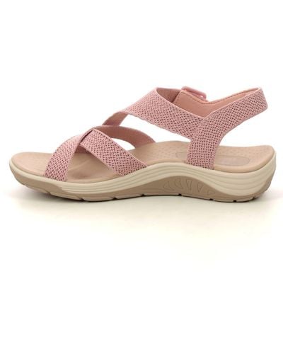 Skechers Reggae Cup Blsh Blush Pink S Comfortable Sandals 163198