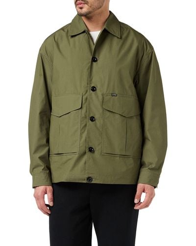 G-Star RAW Worker Utility Oversized Casual Shirt - Green