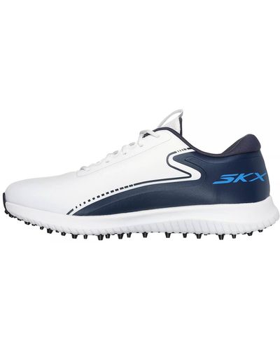 Skechers Go Golf Max-3 White/navy/blue 10 D