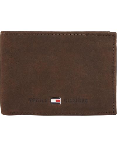 Tommy Hilfiger Johnson Mini CC Flap and Coin Pocket Brown - Vert