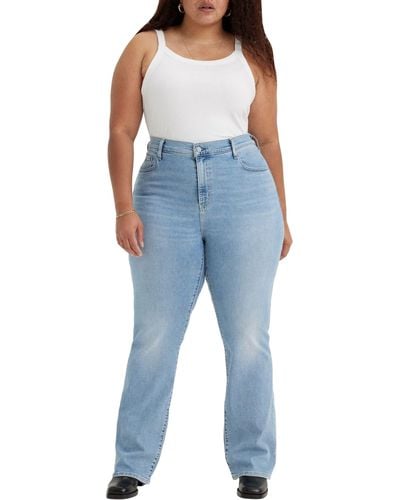 Levi's Jeans Plus Size 725tm High Rise Bootcut - Blauw