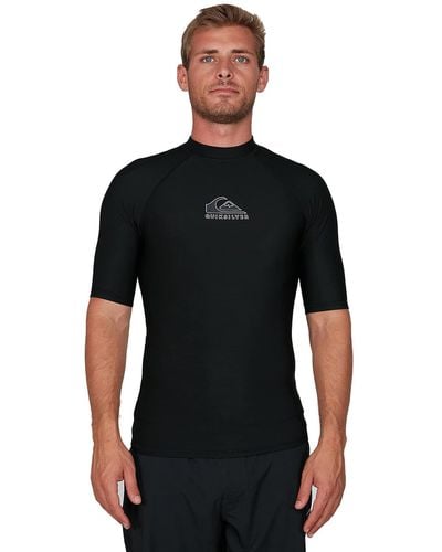 Quiksilver Black - Thermal Warm Heat Layer Layers Easy Stretch Uv