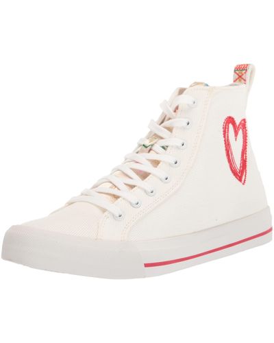 Desigual Beta Heart Shoes (high-top Trainers) - White