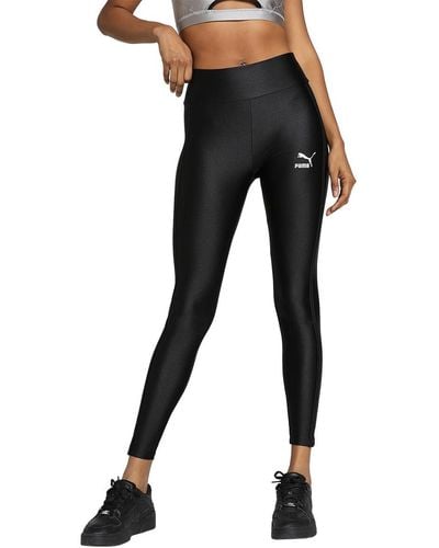 PUMA Leggings a Vita Alta da Donna T7 XS Black - Nero