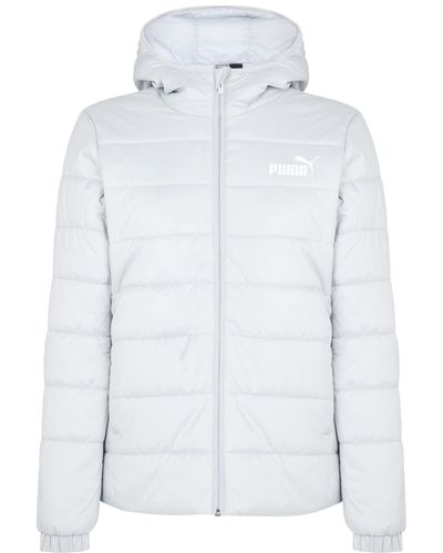 PUMA Hood Jacket in White | Lyst UK