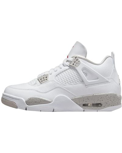 Nike Air Jordan 4 Retro White Oreo - Mettallic