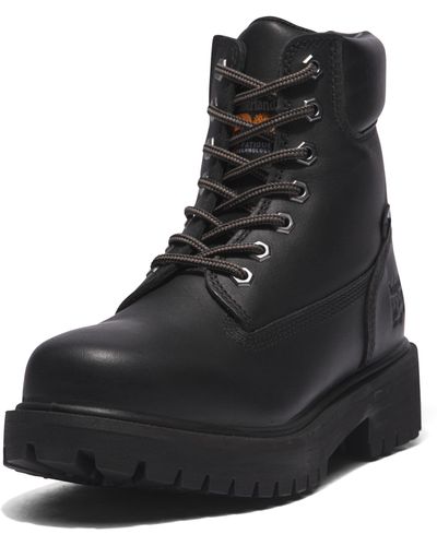 Timberland Direct Attach 6 Inch Soft Toe Insulated Waterproof Industrial Work Boot - Black
