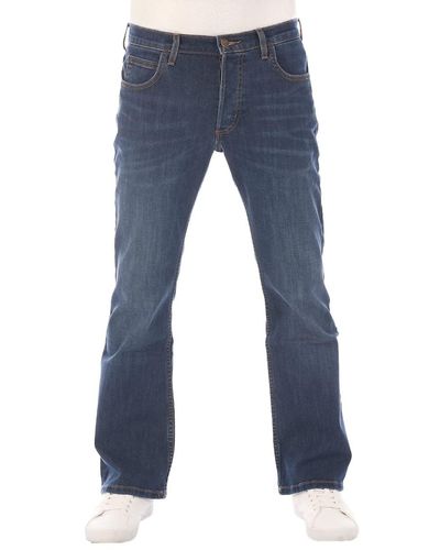 Lee Jeans Jeans da Uomo Bootcut Denver Pantaloni Blu Jeans Uomo Cotone Stretch Denim Blu w30 w31 w32 w33 w34 w36 w38 w40 w42 w44