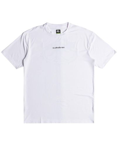 Quiksilver Kurzarm Surf-T-Shirt für Männer - Weiß