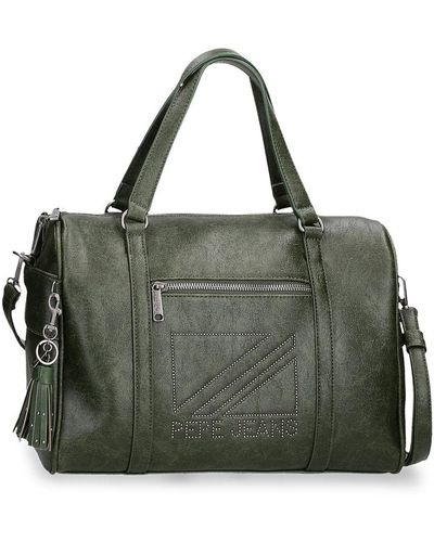 Pepe Jeans Donna Casual Backpack Black - Green