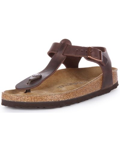 Birkenstock Kairo Bs 1020006 Thong Sandals - Brown