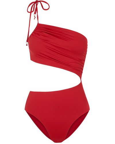 Women'secret Trikini asimétrico Rojo Bañador