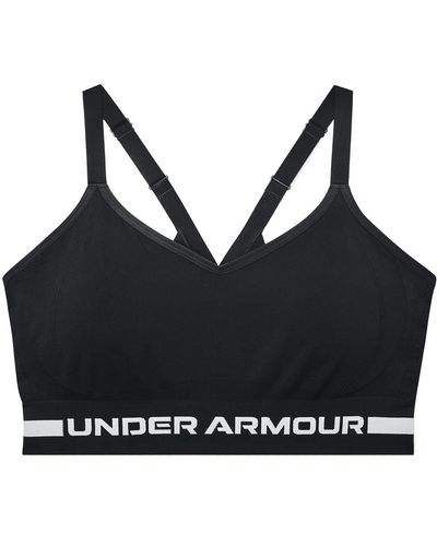Under Armour S Seamlesss Low Impact Sports Bra Black Xxl