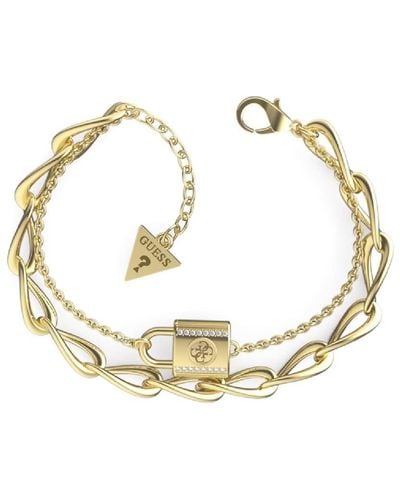 Guess Armband Jewellery Keep Me Close Gold Jubb01097jwygs - Metallic
