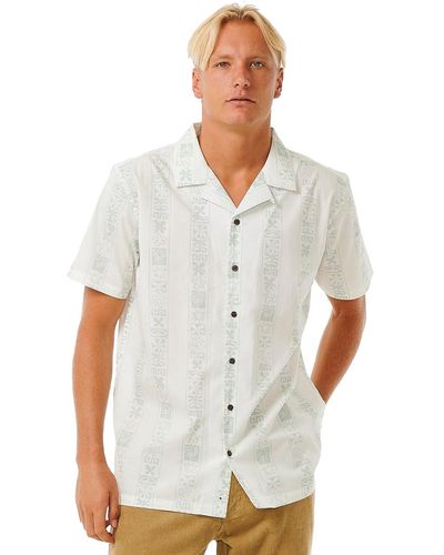 Rip Curl Ourtime Short Sleeve Woven - White